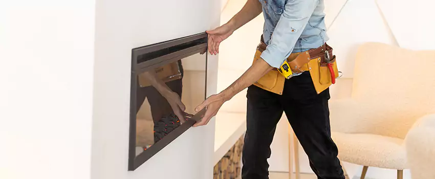 Metal Fireplace Installation in Payson, Utah