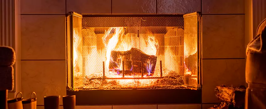 Mendota Hearth Landscape Fireplace Installation in Payson, Utah