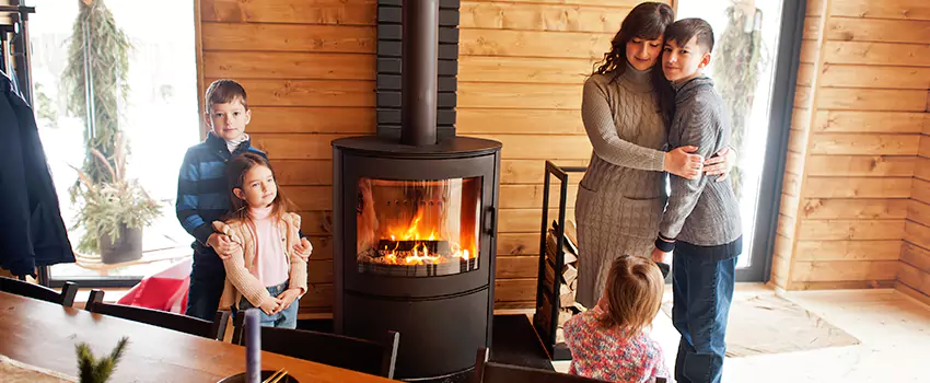 Morso Cast Iron Fireplace Insert Installation in Payson, Utah