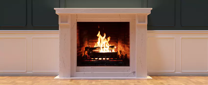Open Flame Wood-Burning Fireplace Installation Services in Payson, Utah