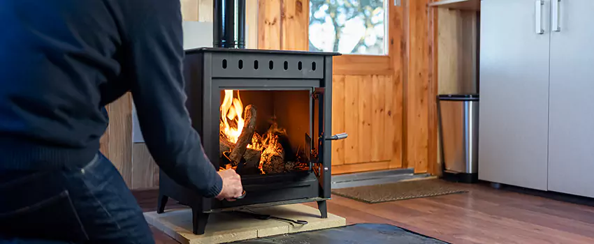 Open Hearth Wood Fireplace Installation in Payson, UT