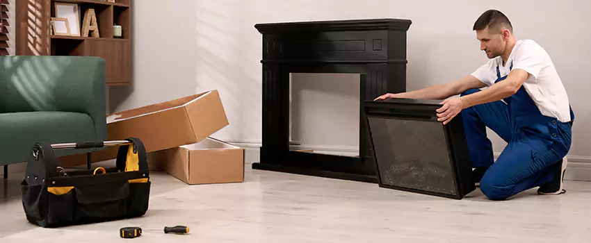 Old Rusted Metal Fireplace Repair And Replacement in Payson, UT